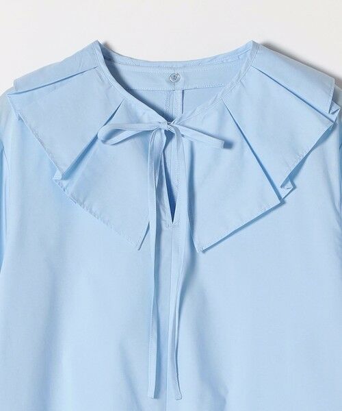SHIPS / シップス シャツ・ブラウス | 《予約》quaranciel:〈洗濯機可能〉タックカラー 2way キーネック シャツ ブラウス | 詳細27