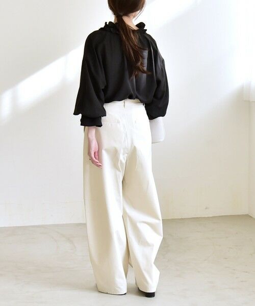 SHIPS / シップス シャツ・ブラウス | 《予約》quaranciel:〈洗濯機可能〉フリルカラー リボン ロングスリーブ ブラウス | 詳細11