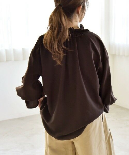 SHIPS / シップス シャツ・ブラウス | 《予約》quaranciel:〈洗濯機可能〉フリルカラー リボン ロングスリーブ ブラウス | 詳細23