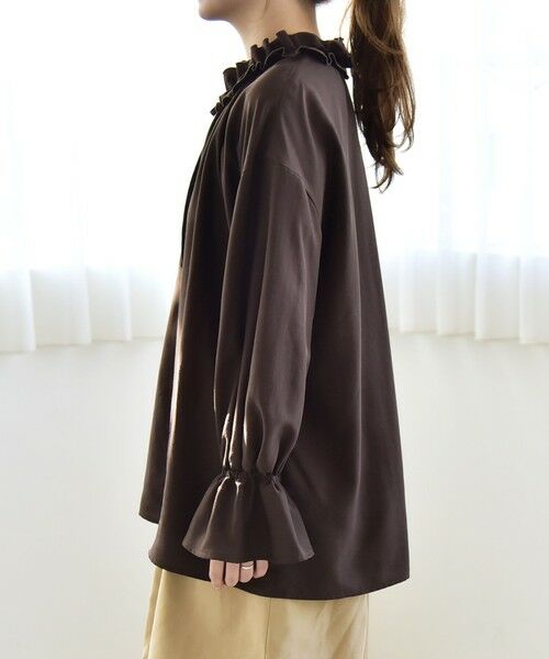 SHIPS / シップス シャツ・ブラウス | 《予約》quaranciel:〈洗濯機可能〉フリルカラー リボン ロングスリーブ ブラウス | 詳細29