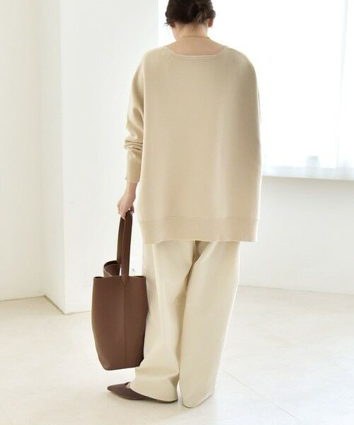 SHIPS / シップス チノ・ワークパンツ | 《予約》quaranciel:〈洗濯機可能〉チノ ワイド コクーン パンツ | 詳細2