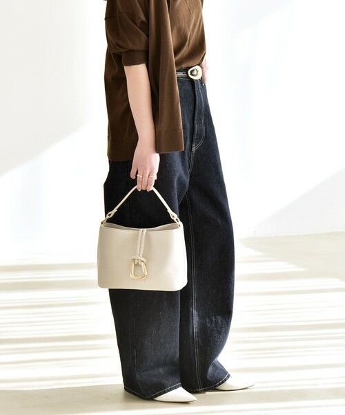 SHIPS / シップス デニムパンツ | 《予約》quaranciel:〈洗濯機可能〉ハイライズ ルーズ ワイド デニム パンツ | 詳細26