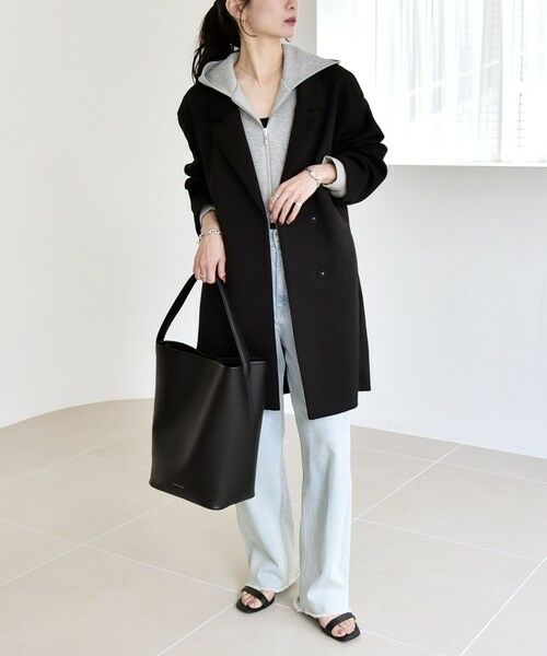 SHIPS / シップス テーラードジャケット | 《予約》quaranciel:〈手洗い可能〉ジャージー テーラード ジャケット コート | 詳細1