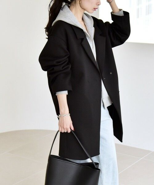 SHIPS / シップス テーラードジャケット | 《予約》quaranciel:〈手洗い可能〉ジャージー テーラード ジャケット コート | 詳細7