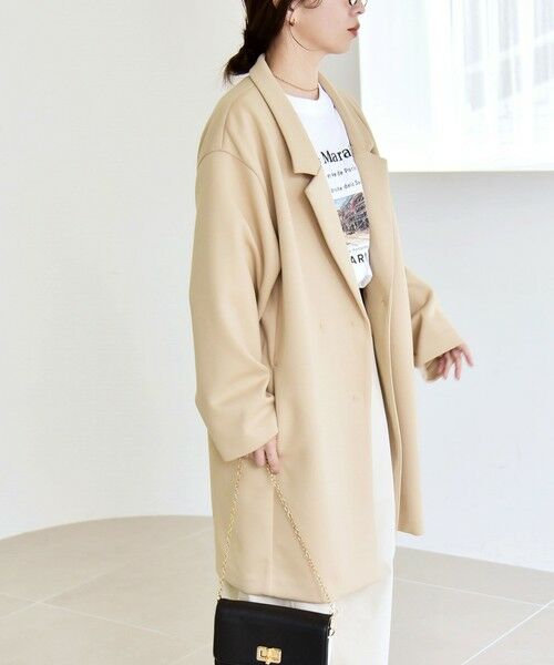 SHIPS / シップス テーラードジャケット | 《予約》quaranciel:〈手洗い可能〉ジャージー テーラード ジャケット コート | 詳細15