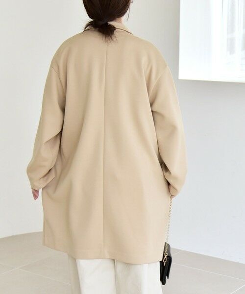 SHIPS / シップス テーラードジャケット | 《予約》quaranciel:〈手洗い可能〉ジャージー テーラード ジャケット コート | 詳細16