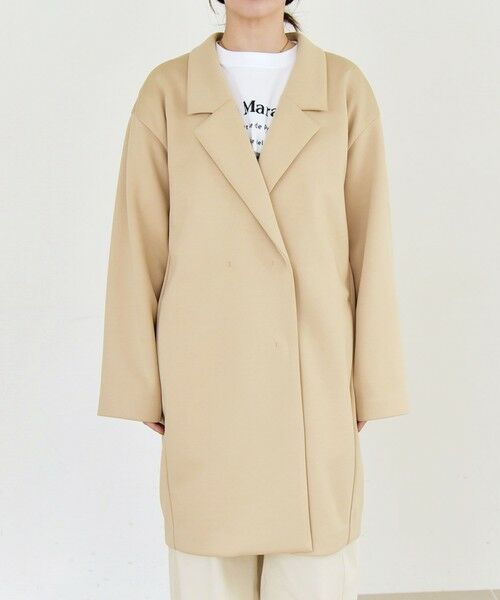 SHIPS / シップス テーラードジャケット | 《予約》quaranciel:〈手洗い可能〉ジャージー テーラード ジャケット コート | 詳細19