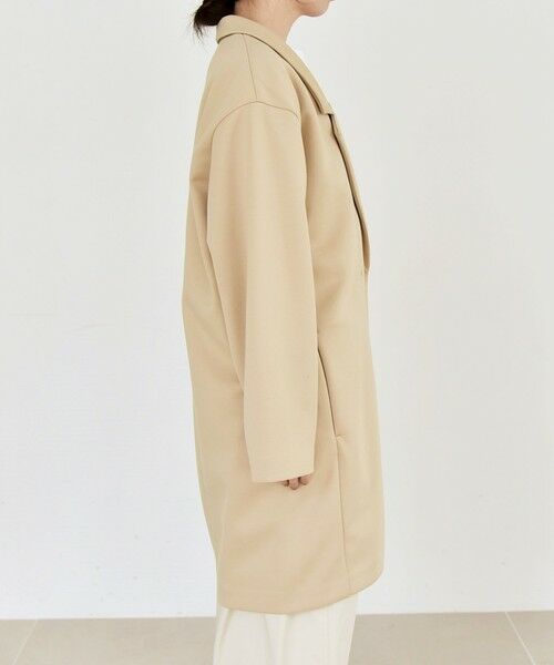 SHIPS / シップス テーラードジャケット | 《予約》quaranciel:〈手洗い可能〉ジャージー テーラード ジャケット コート | 詳細20