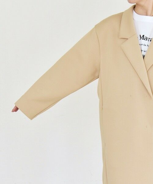 SHIPS / シップス テーラードジャケット | 《予約》quaranciel:〈手洗い可能〉ジャージー テーラード ジャケット コート | 詳細22