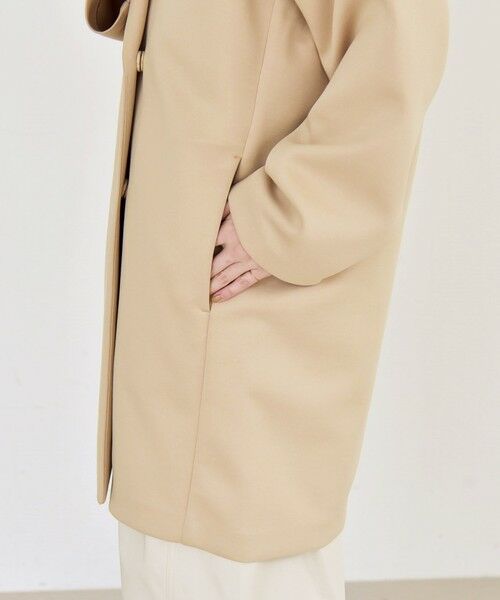 SHIPS / シップス テーラードジャケット | 《予約》quaranciel:〈手洗い可能〉ジャージー テーラード ジャケット コート | 詳細23