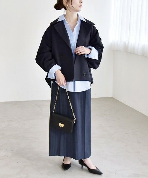 SHIPS / シップス トレンチコート | 《予約》quaranciel: ドルマンスリーブ ショート トレンチ コート | 詳細12