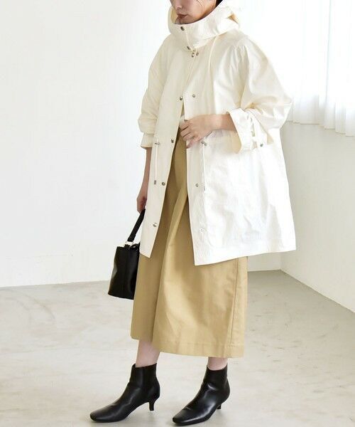 SHIPS / シップス その他アウター | 《予約》quaranciel:〈撥水加工/洗濯機可能〉ドロスト フーディー ブルゾン コート | 詳細1