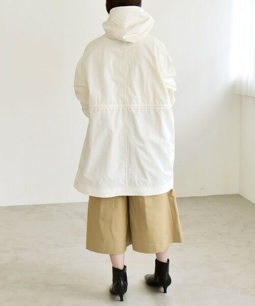 SHIPS / シップス その他アウター | 《予約》quaranciel:〈撥水加工/洗濯機可能〉ドロスト フーディー ブルゾン コート | 詳細2