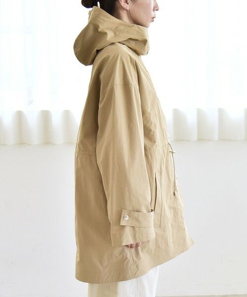 SHIPS / シップス その他アウター | 《予約》quaranciel:〈撥水加工/洗濯機可能〉ドロスト フーディー ブルゾン コート | 詳細30