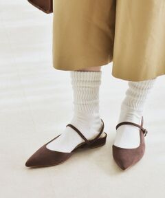 SHIPS / シップス パンプス | 《予約》quaranciel: ポインテッド スリングバック パンプス