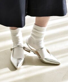 SHIPS / シップス パンプス | 《予約》quaranciel: ポインテッド スリングバック パンプス