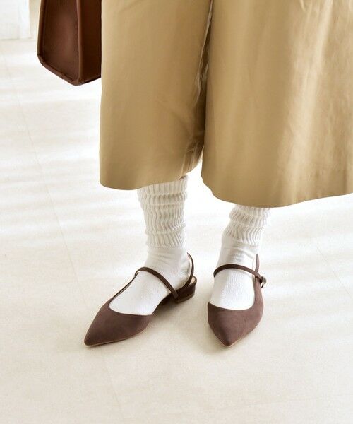 SHIPS / シップス パンプス | 《予約》quaranciel: ポインテッド スリングバック パンプス | 詳細1