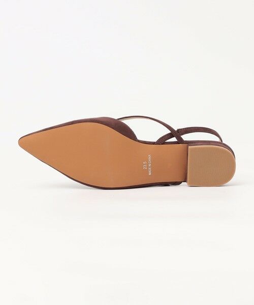 SHIPS / シップス パンプス | quaranciel: ポインテッド スリングバック フラット パンプス | 詳細14