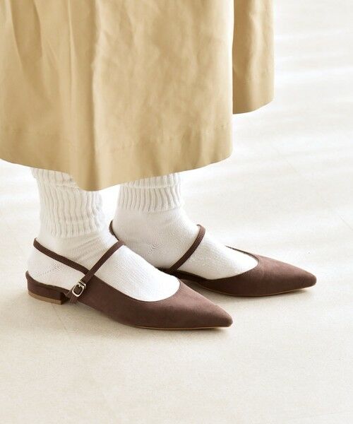 SHIPS / シップス パンプス | 《予約》quaranciel: ポインテッド スリングバック パンプス | 詳細3