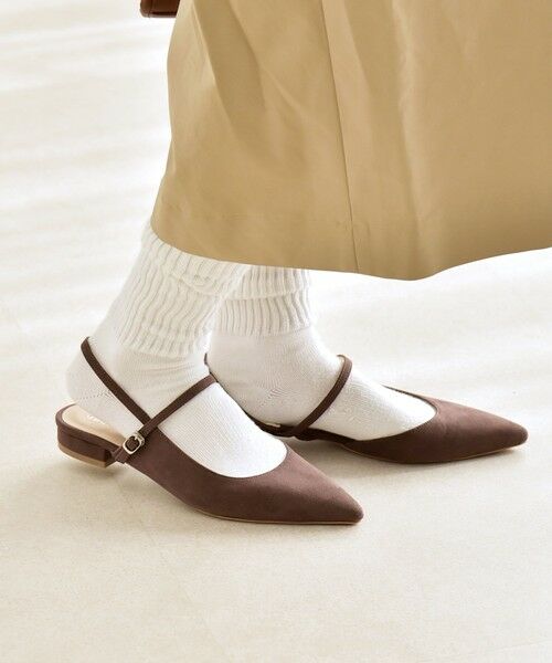 SHIPS / シップス パンプス | 《予約》quaranciel: ポインテッド スリングバック パンプス | 詳細4