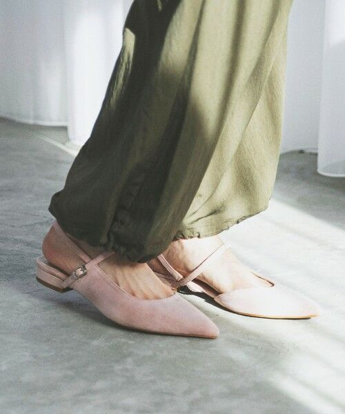 SHIPS / シップス パンプス | quaranciel: ポインテッド スリングバック フラット パンプス | 詳細16