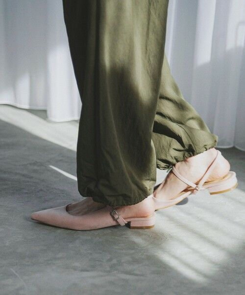 SHIPS / シップス パンプス | quaranciel: ポインテッド スリングバック フラット パンプス | 詳細17