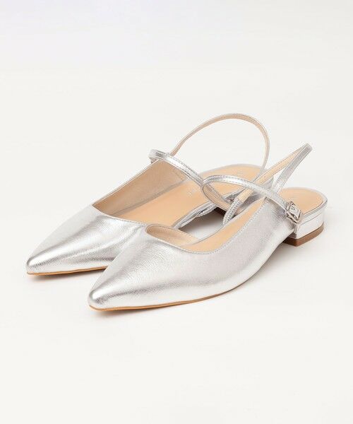 SHIPS / シップス パンプス | quaranciel: ポインテッド スリングバック フラット パンプス | 詳細30