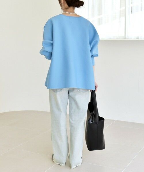 SHIPS / シップス ニット・セーター | 《予約》quaranciel:〈手洗い可能〉ボートネック ワイド ニット プルオーバー | 詳細2