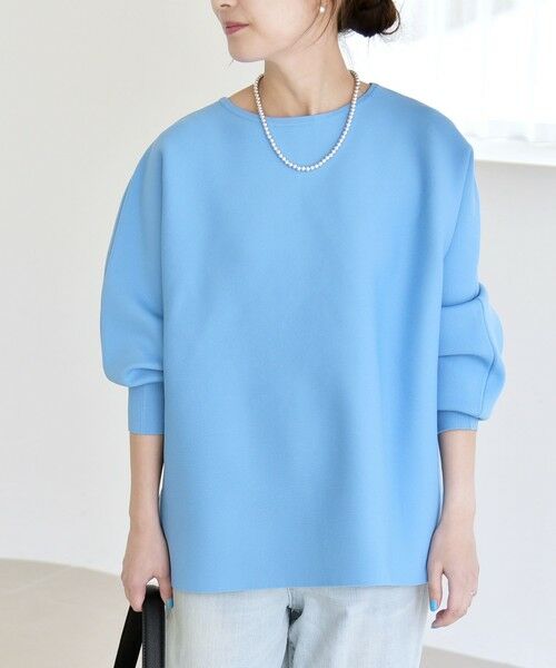 SHIPS / シップス ニット・セーター | 《予約》quaranciel:〈手洗い可能〉ボートネック ワイド ニット プルオーバー | 詳細3