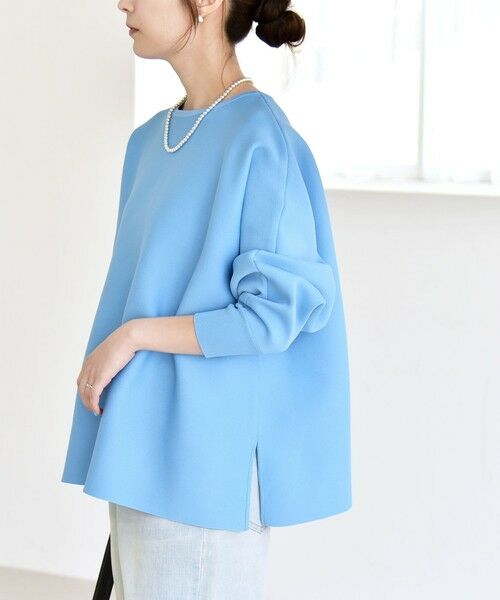 SHIPS / シップス ニット・セーター | 《予約》quaranciel:〈手洗い可能〉ボートネック ワイド ニット プルオーバー | 詳細4