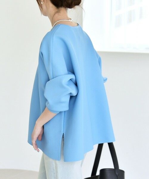 SHIPS / シップス ニット・セーター | 《予約》quaranciel:〈手洗い可能〉ボートネック ワイド ニット プルオーバー | 詳細5