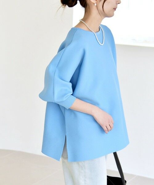 SHIPS / シップス ニット・セーター | 《予約》quaranciel:〈手洗い可能〉ボートネック ワイド ニット プルオーバー | 詳細7