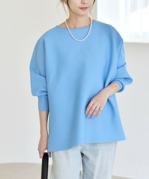 SHIPS / シップス ニット・セーター | 《予約》quaranciel:〈手洗い可能〉ボートネック ワイド ニット プルオーバー | 詳細8