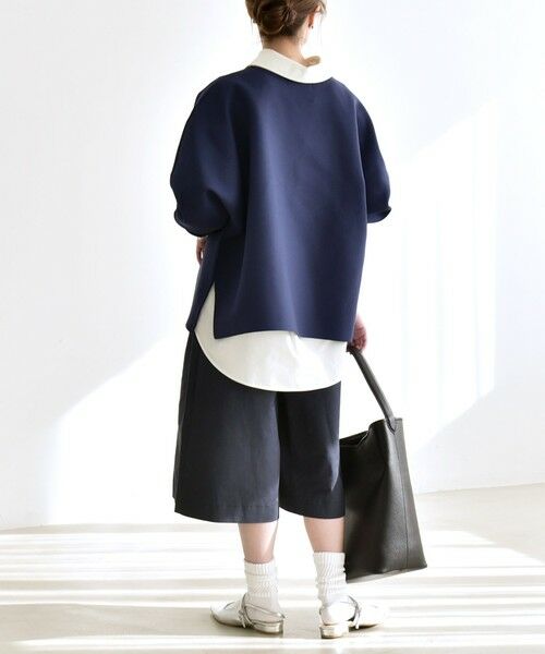 SHIPS / シップス ニット・セーター | 《予約》quaranciel:〈手洗い可能〉ボートネック ワイド ニット プルオーバー | 詳細10