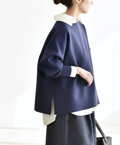 SHIPS / シップス ニット・セーター | 《予約》quaranciel:〈手洗い可能〉ボートネック ワイド ニット プルオーバー | 詳細13