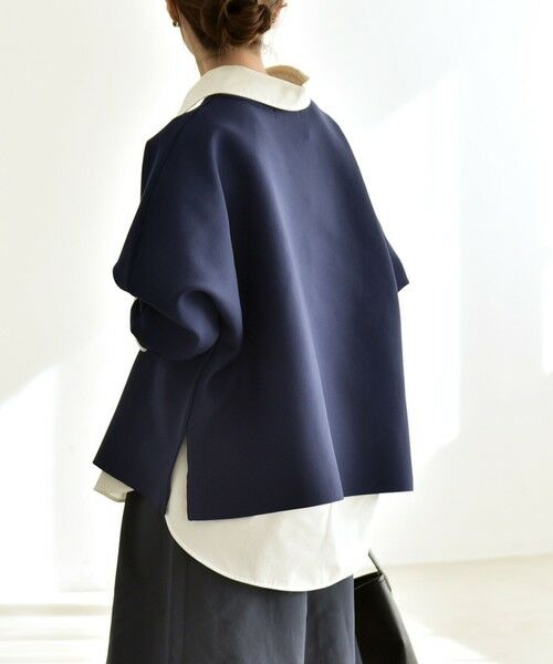 SHIPS / シップス ニット・セーター | 《予約》quaranciel:〈手洗い可能〉ボートネック ワイド ニット プルオーバー | 詳細15