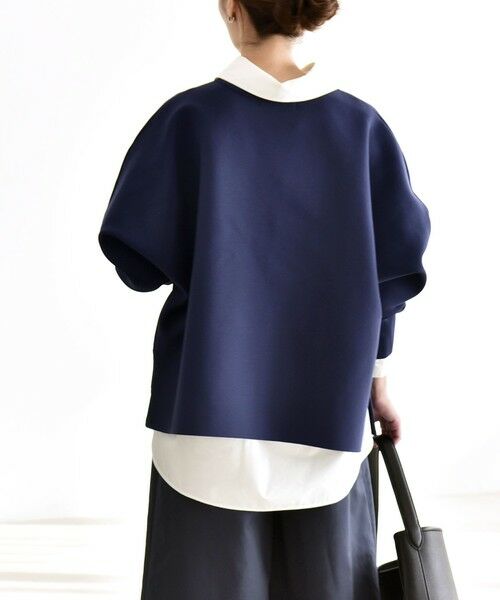 SHIPS / シップス ニット・セーター | 《予約》quaranciel:〈手洗い可能〉ボートネック ワイド ニット プルオーバー | 詳細16