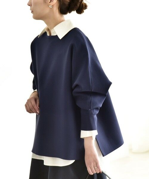 SHIPS / シップス ニット・セーター | 《予約》quaranciel:〈手洗い可能〉ボートネック ワイド ニット プルオーバー | 詳細18