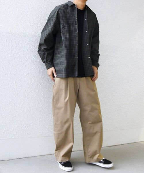 SHIPS / シップス シャツ・ブラウス | SHIPS any:〈洗濯機可能〉マイクロ チェック リング スナップボタン コーチ シャツ◆ | 詳細17