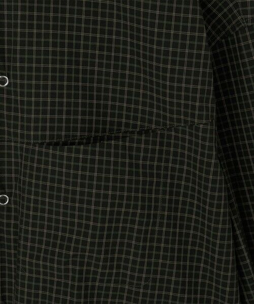 SHIPS / シップス シャツ・ブラウス | SHIPS any:〈洗濯機可能〉マイクロ チェック リング スナップボタン コーチ シャツ◆ | 詳細26