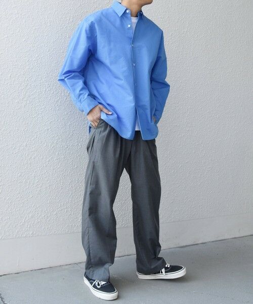 SHIPS / シップス シャツ・ブラウス | SHIPS any: JAPAN MADE ブルー ストライプ/ソリッド レギュラーカラー シャツ◆ | 詳細12