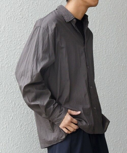 SHIPS / シップス シャツ・ブラウス | SHIPS any:〈洗濯機可能〉ワッシャーナイロン ライト シアー シャツ◆ | 詳細5