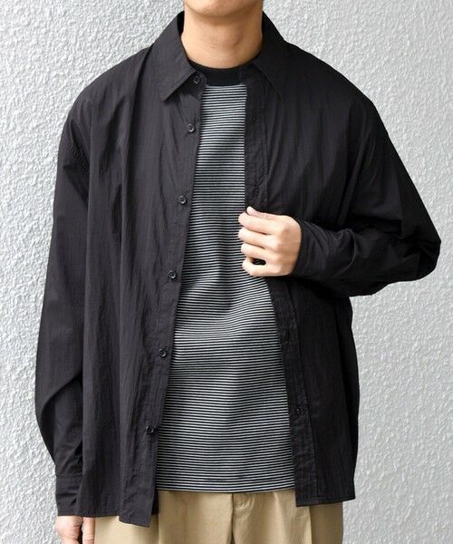 SHIPS / シップス シャツ・ブラウス | SHIPS any:〈洗濯機可能〉ワッシャーナイロン ライト シアー シャツ◆ | 詳細10