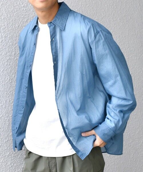 SHIPS / シップス シャツ・ブラウス | SHIPS any:〈洗濯機可能〉ワッシャーナイロン ライト シアー シャツ◆ | 詳細18