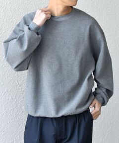 SHIPS / シップス スウェット | SHIPS any:〈洗濯機可能〉フクレ ジャガード ダンボール レイヤード ネック プルオーバー◆