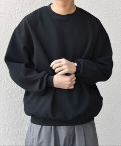 SHIPS / シップス スウェット | SHIPS any:〈洗濯機可能〉フクレ ジャガード ダンボール レイヤード ネック プルオーバー◆