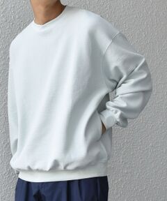 SHIPS / シップス スウェット | SHIPS any:〈洗濯機可能〉フクレ ジャガード ダンボール レイヤード ネック プルオーバー◆