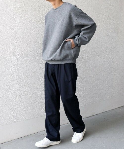 SHIPS / シップス スウェット | SHIPS any:〈洗濯機可能〉フクレ ジャガード ダンボール レイヤード ネック プルオーバー◆ | 詳細7