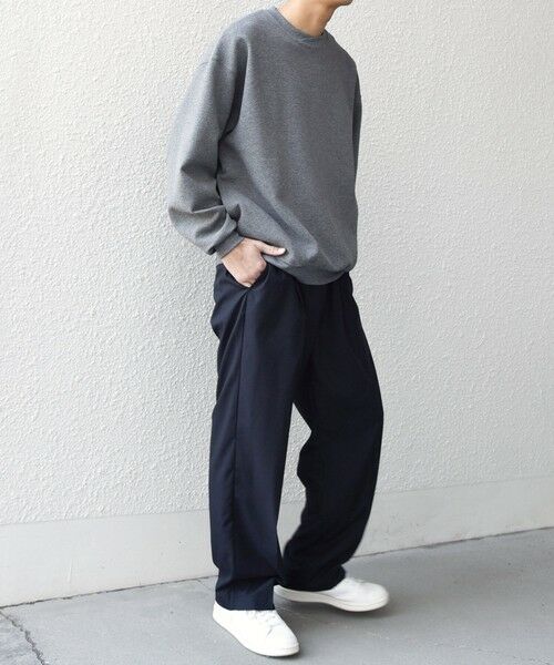 SHIPS / シップス スウェット | SHIPS any:〈洗濯機可能〉フクレ ジャガード ダンボール レイヤード ネック プルオーバー◆ | 詳細8