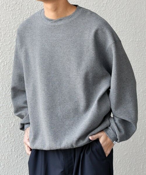 SHIPS / シップス スウェット | SHIPS any:〈洗濯機可能〉フクレ ジャガード ダンボール レイヤード ネック プルオーバー◆ | 詳細10